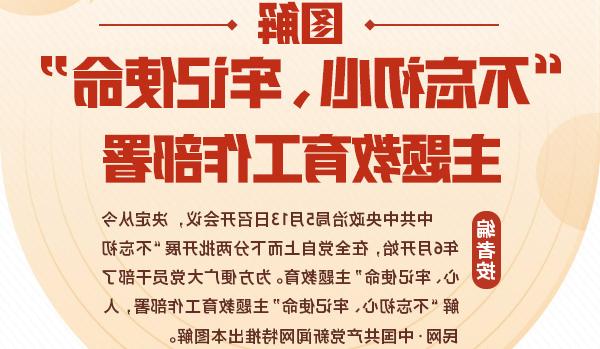 图解：“不忘初心、牢记使命”主题教育工作部署